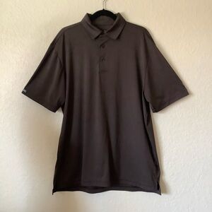 Straight Down Men's Brown Polo Shirt